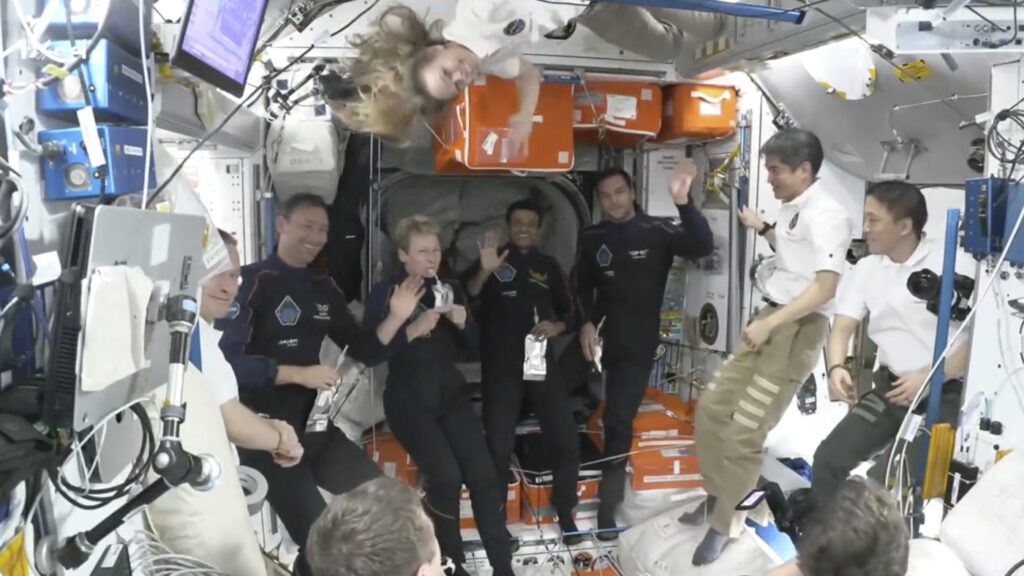 Axiom Space's Ax-4 mission ends after a short trip to ISS : NPR