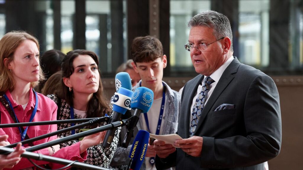 European Union to seek deal with U.S. as tariff deadline looms; prepares countermeasures: EU official Maros Sefcovic