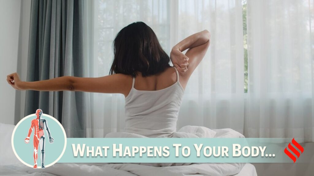 A quick 5-minute stretching session before bed can work wonders on your body and mind