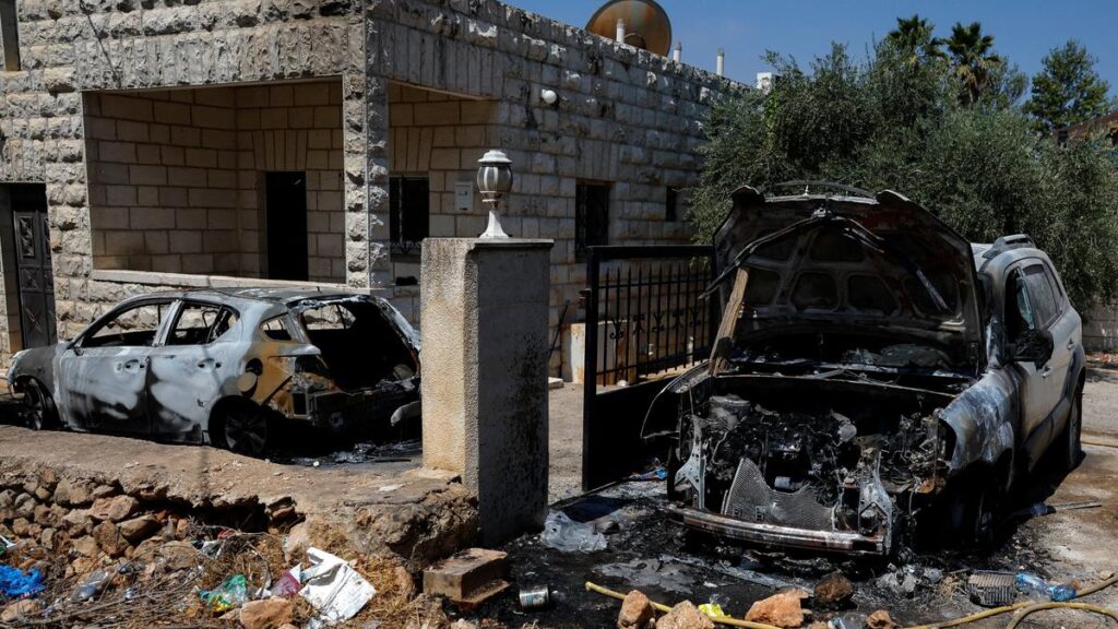 Palestinians say settlers' arson attack kills man in West Bank