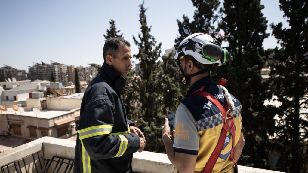 Syria firefighters from rival sides of civil war rebuild trust : NPR