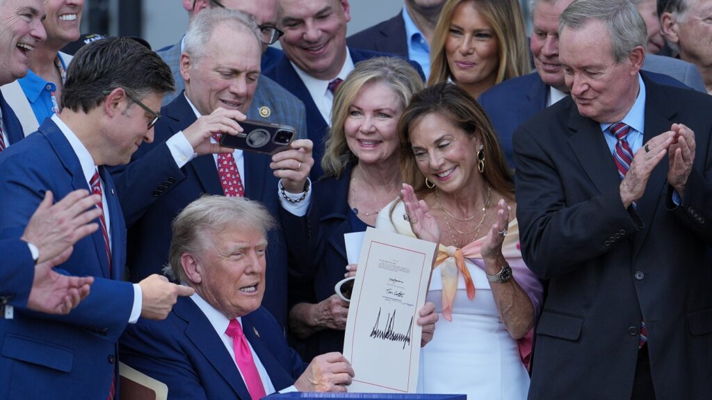 The Epstein controversy threatens to distract from Trump’s wins : NPR