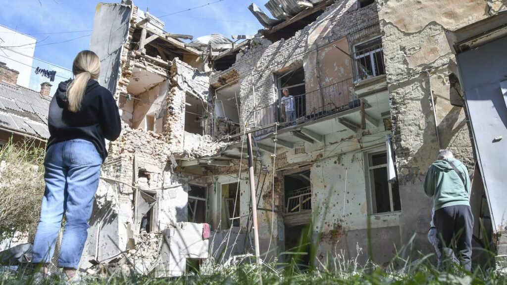 Ukraine says four killed in massive Russian drone, missile attack