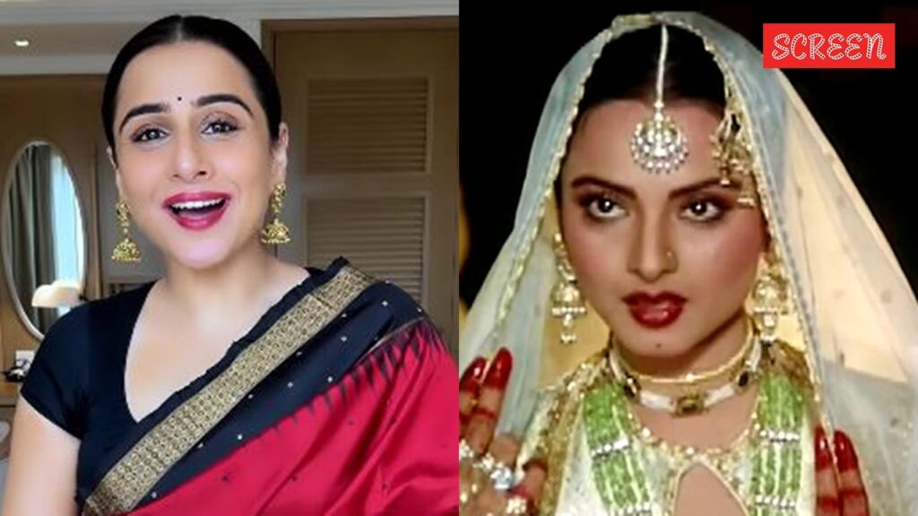 Vidya Balan and Rekha