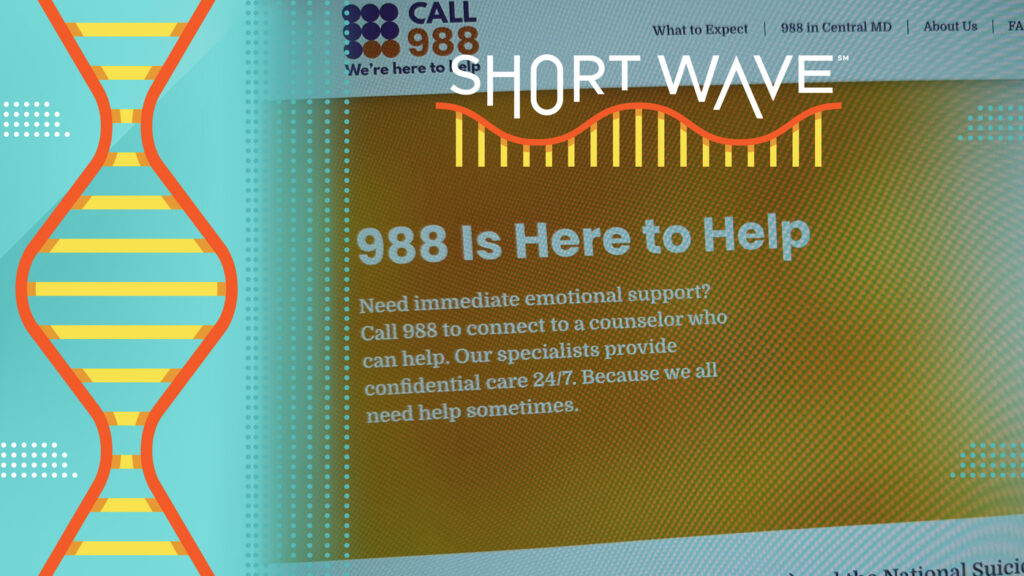 What the 988 crisis line offers and how it's used : Short Wave : NPR