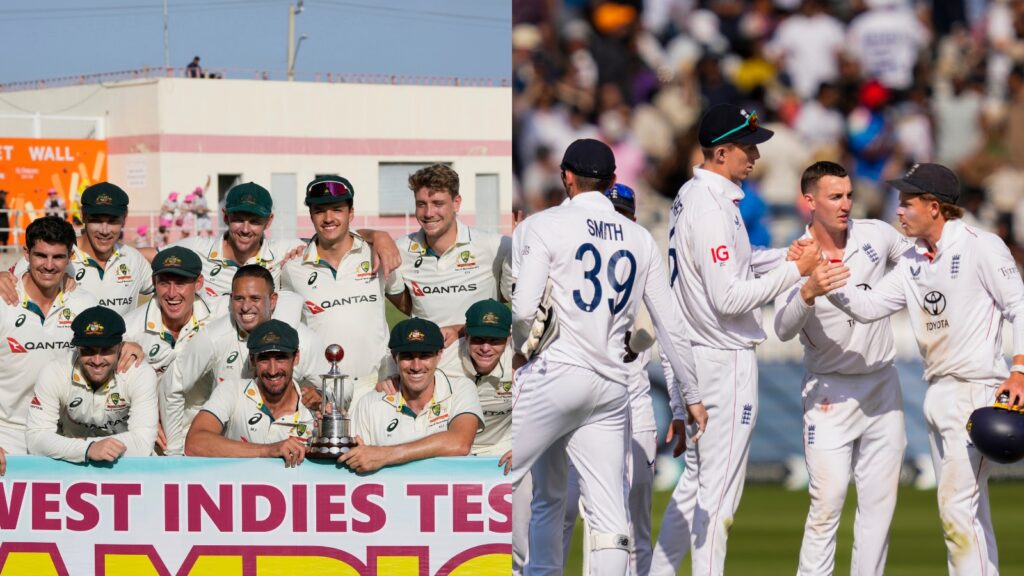 World Test Championship 2025-2027 Standings Updates after India vs England 3rd Test, Australia vs West Indies 3rd Test match Australia beat West Indies 3-0 whereas England beat India in the third Test at Lord's. (AP)