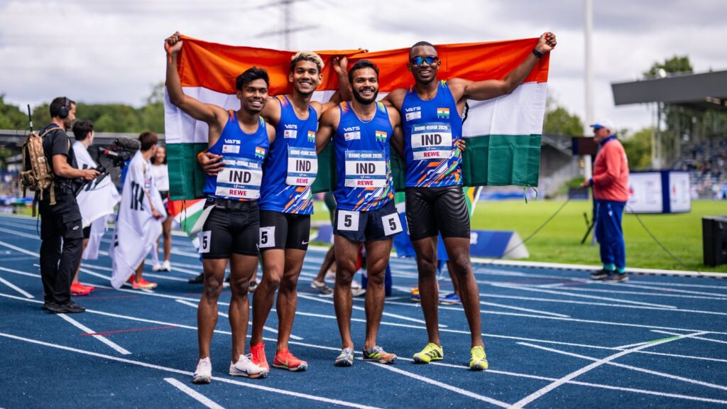 World University Games 2025: India finish at 20th place with 12 medals | Sport-others News India men's 4x100m team World University Games 2025