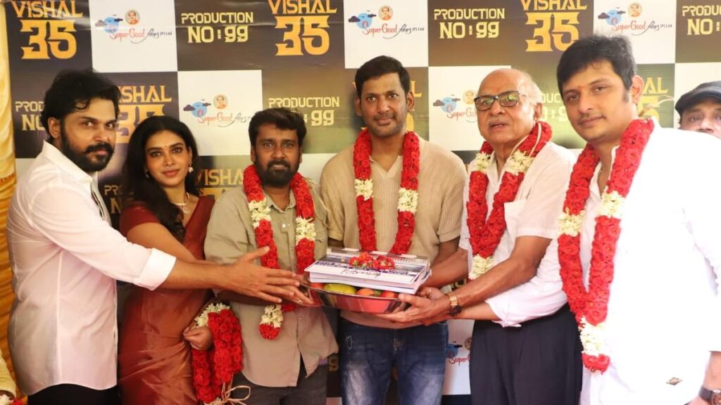 ‘Vishal 35’: Actor Vishal’s next, produced by RB Choudhary, launched