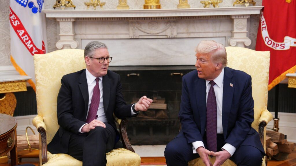 Starmer Trump, palestine statehood