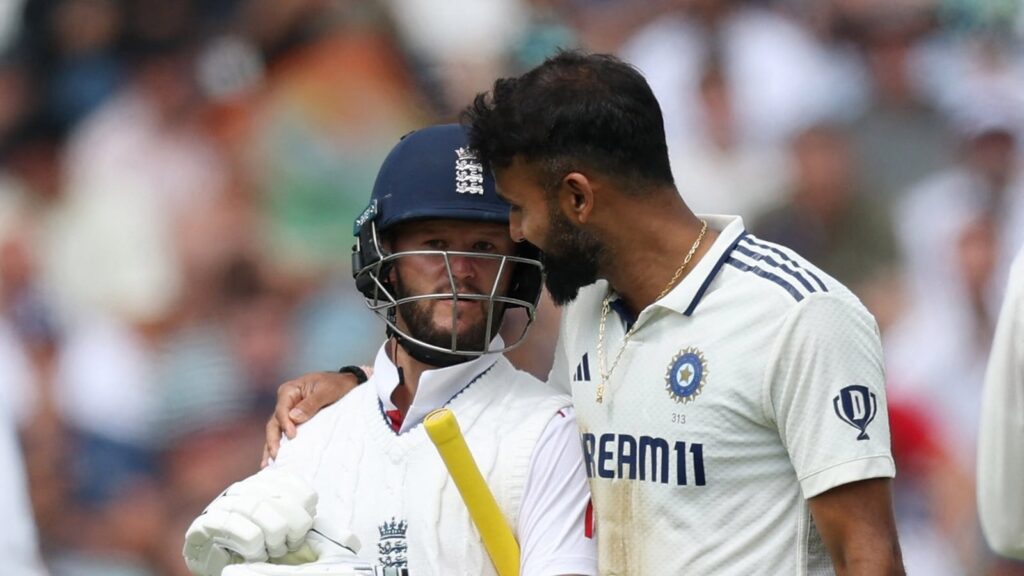 Akash Deep stops Ben Duckett and gives him uncomfortable send-off; Karthik, Atherton angry: 'If it was someone else...'
