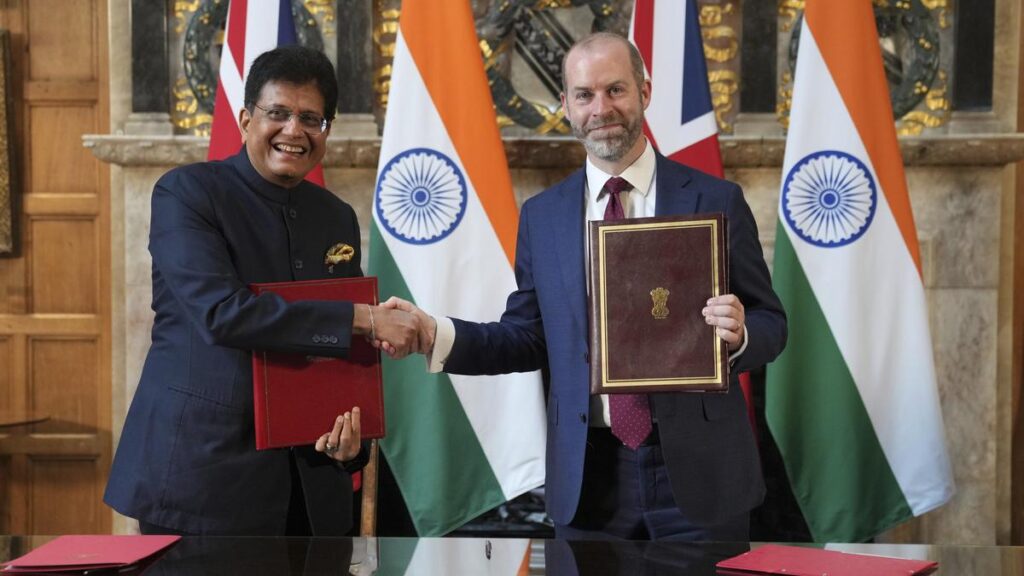 Another slip up by India in the trade pact with the U.K.