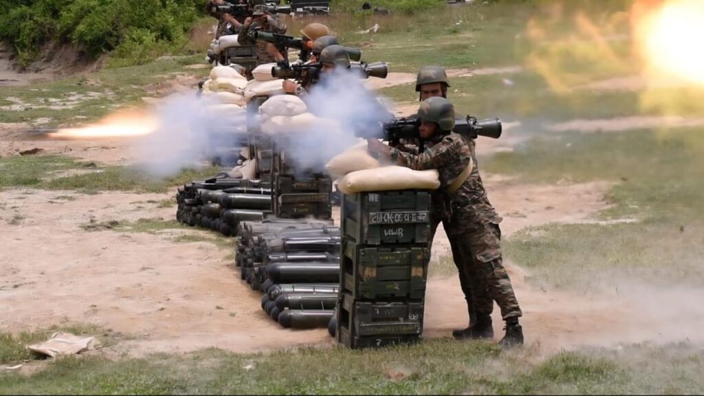 Army, ITBP conduct firepower drills in Arunachal Pradesh Army, ITBP conduct firepower drills in Arunachal Pradesh