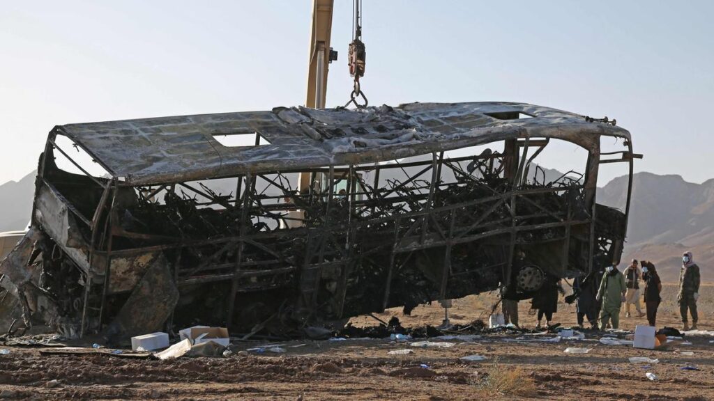 Bus crash in Afghanistan kills more than 70 Afghans returning from Iran Bus crash in Afghanistan kills more than 70 Afghans returning from Iran