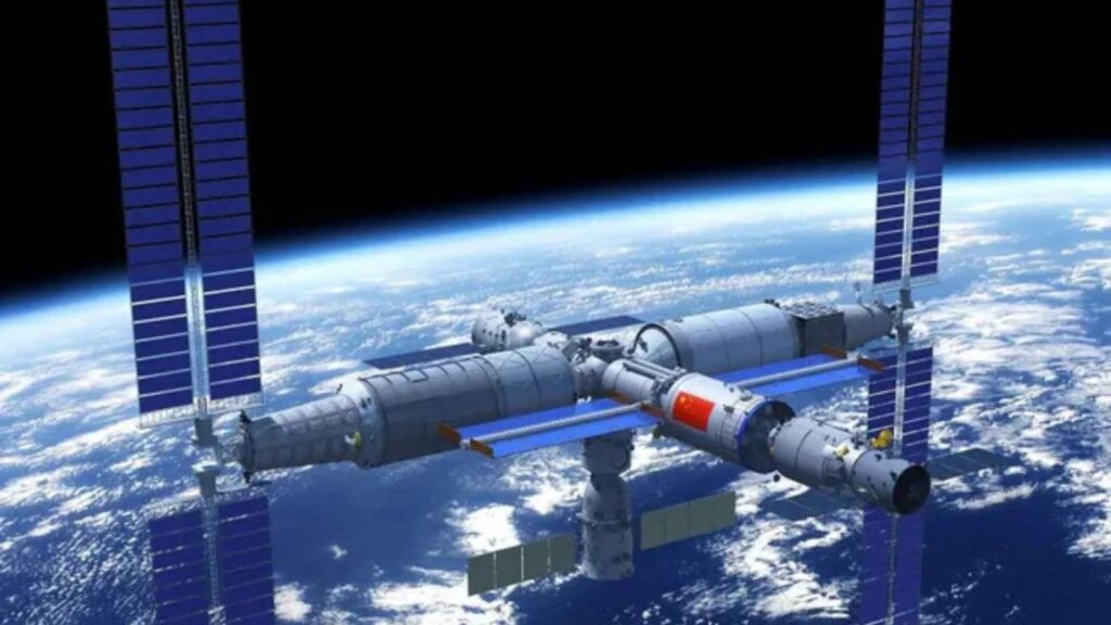 China's Tiangong space station.