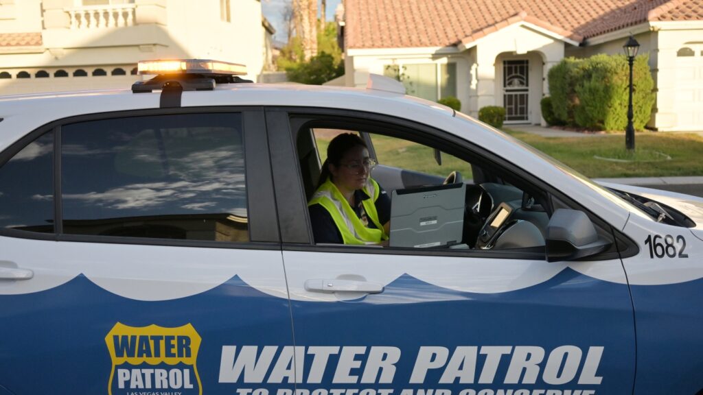 Daily patrols are helping Las Vegas conserve water. Here's how : NPR