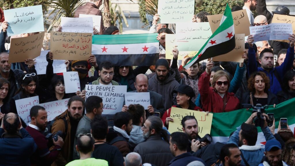 syria protest civilians killing