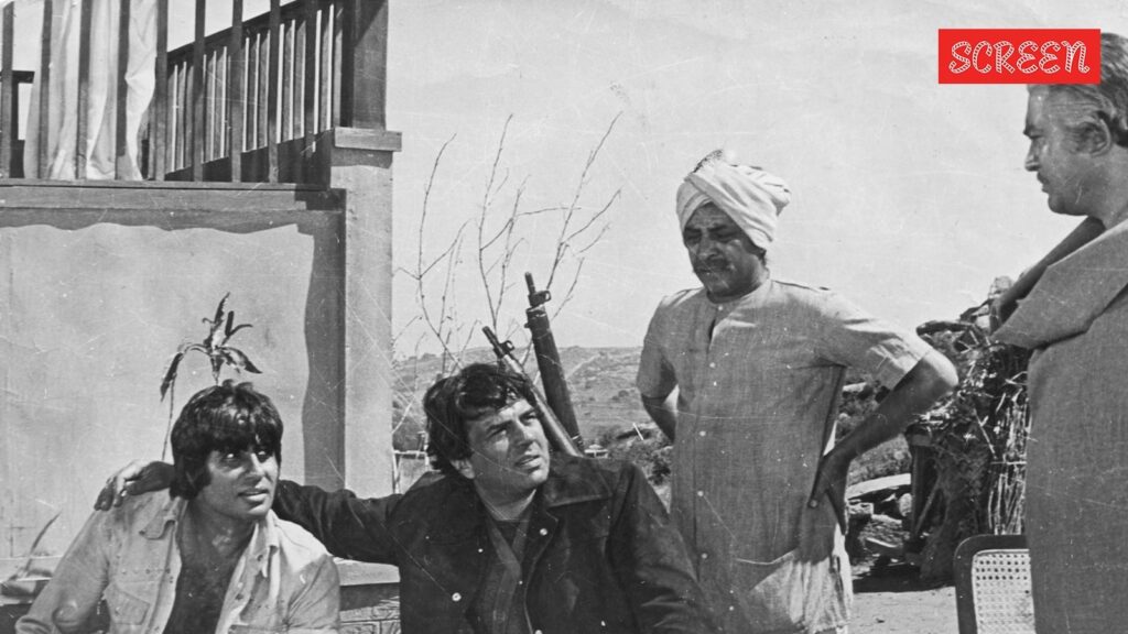 A still from Dharmendra's Sholay