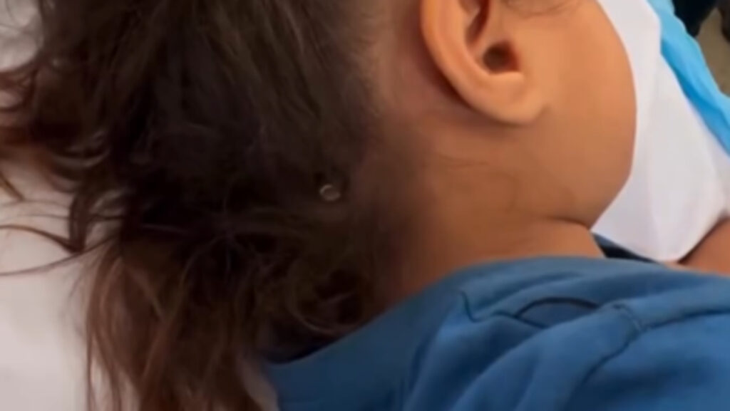 Gaza child in hospital with Israeli bullet protruding from her skull