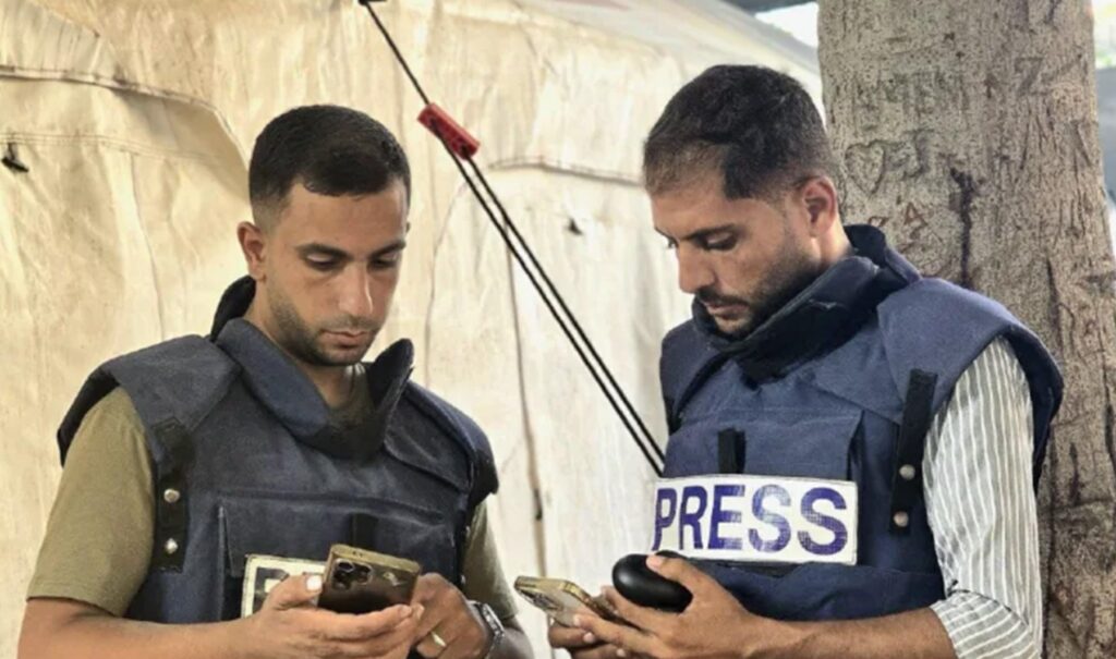 Gaza journalist reports on Israeli attack that killed Al Jazeera colleagues | Gaza