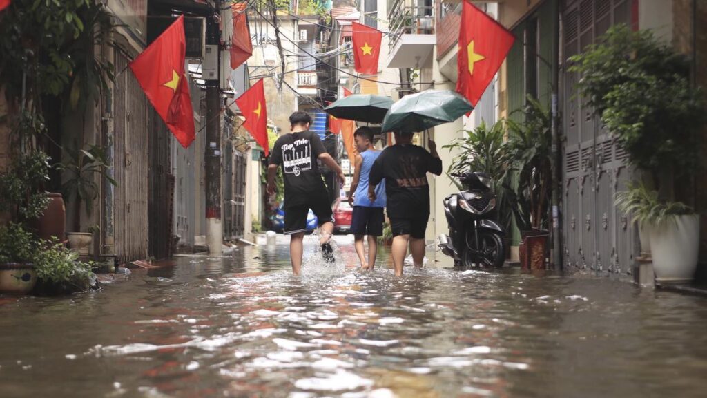 Heavy rain causes flooding, landslips and at least eight deaths in Vietnam and Thailand