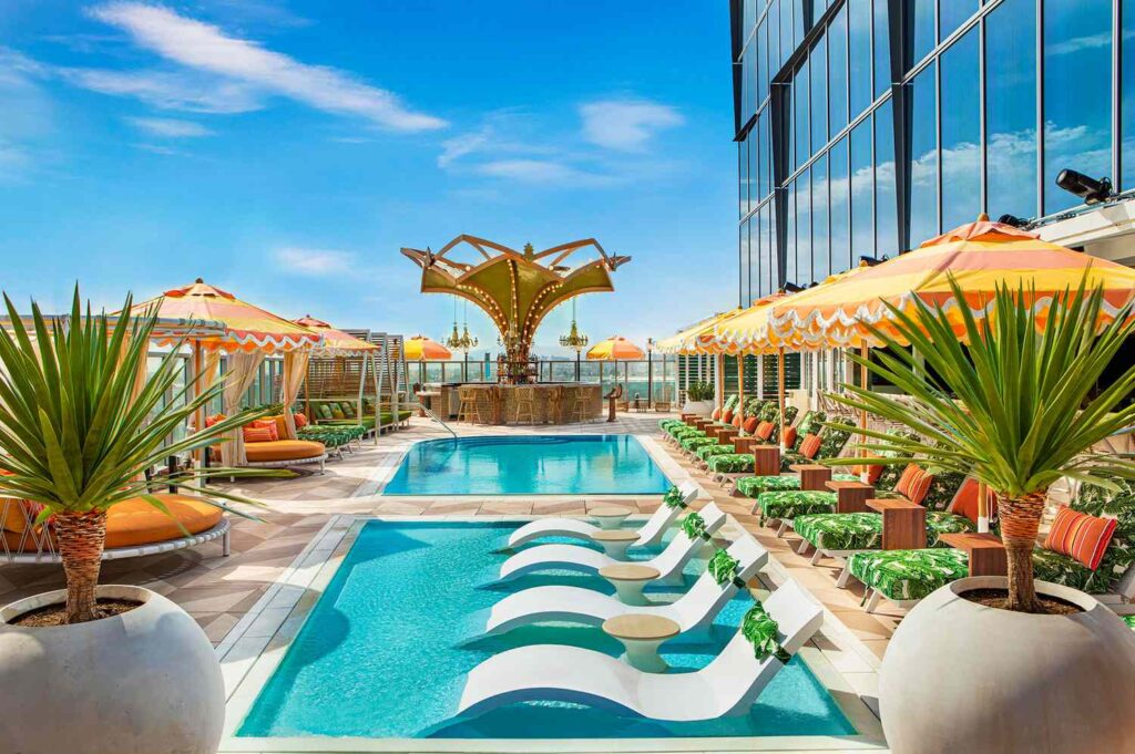 Here's a Look Inside Level 8 in Downtown Los Angeles