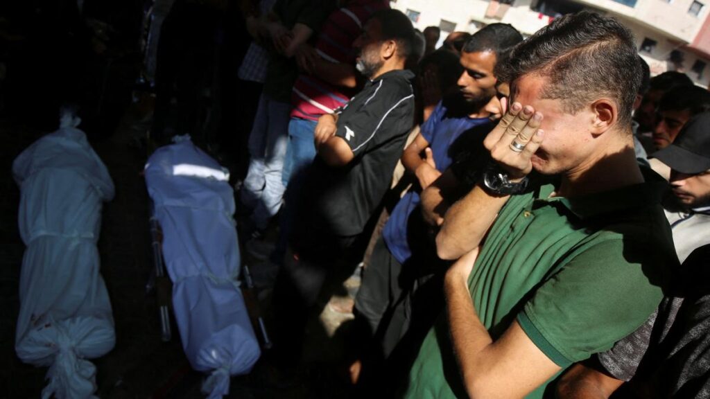 Israeli fire kills at least 18 in Gaza, U.S. envoy visits hostage family protest Israeli fire kills at least 18 in Gaza, U.S. envoy visits hostage family protest