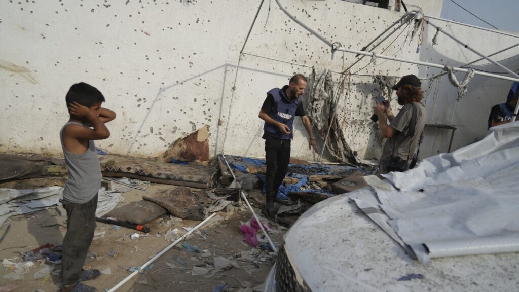 Israeli strike kills journalists in Gaza City, worsening media death toll : NPR