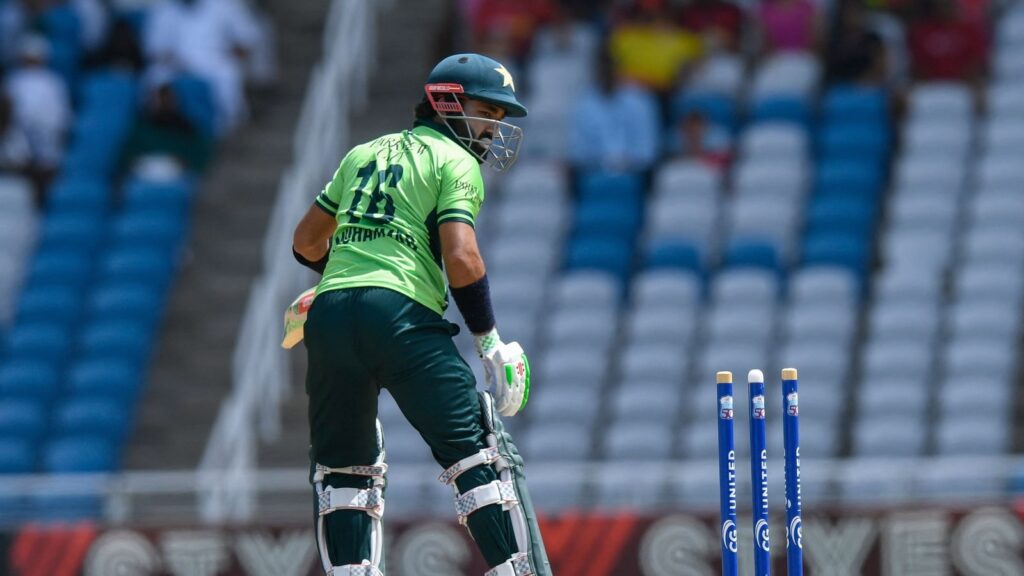 Mohammad Rizwan refuses to leave the crease after getting out for golden duck; WI bowling coach berserk: 'How dare you?'