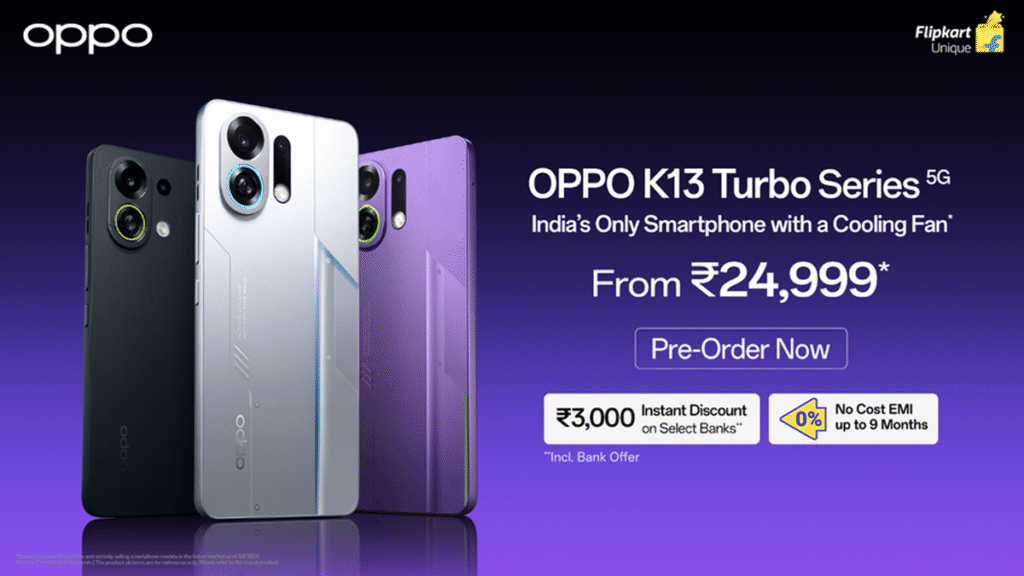 Oppo K13 Turbo Pro 5G and Oppo K13 Turbo 5G launched in India along with Enco Bus 3 Pro
