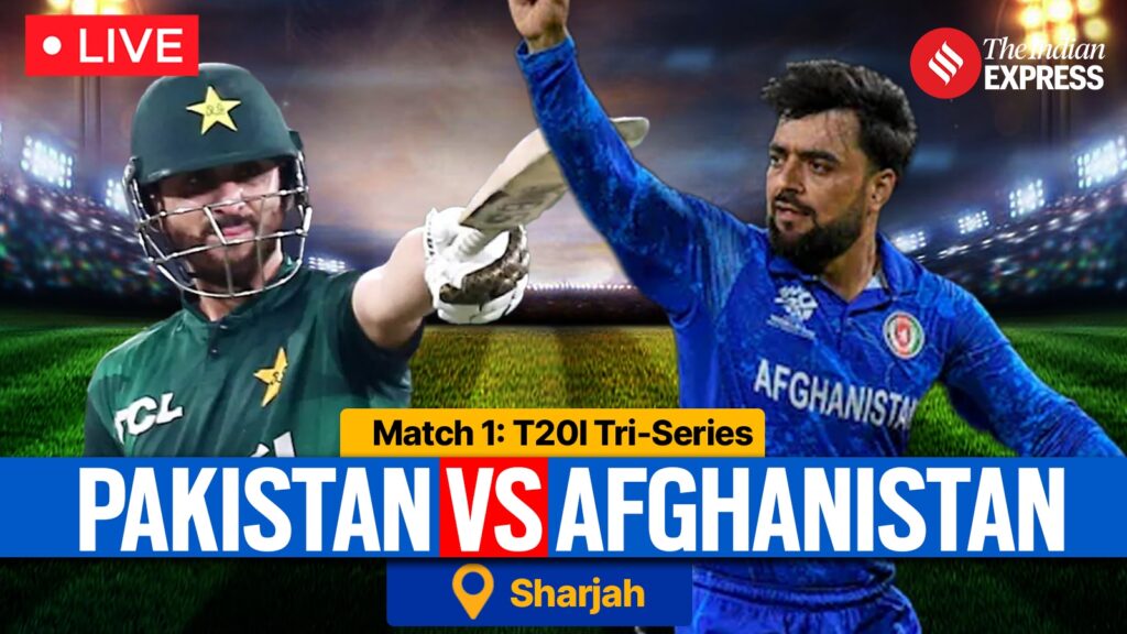 Pakistan vs Afghanistan Live Score Streaming: Catch live updates of Match 1 of the T20I Tri-Series in UAE.