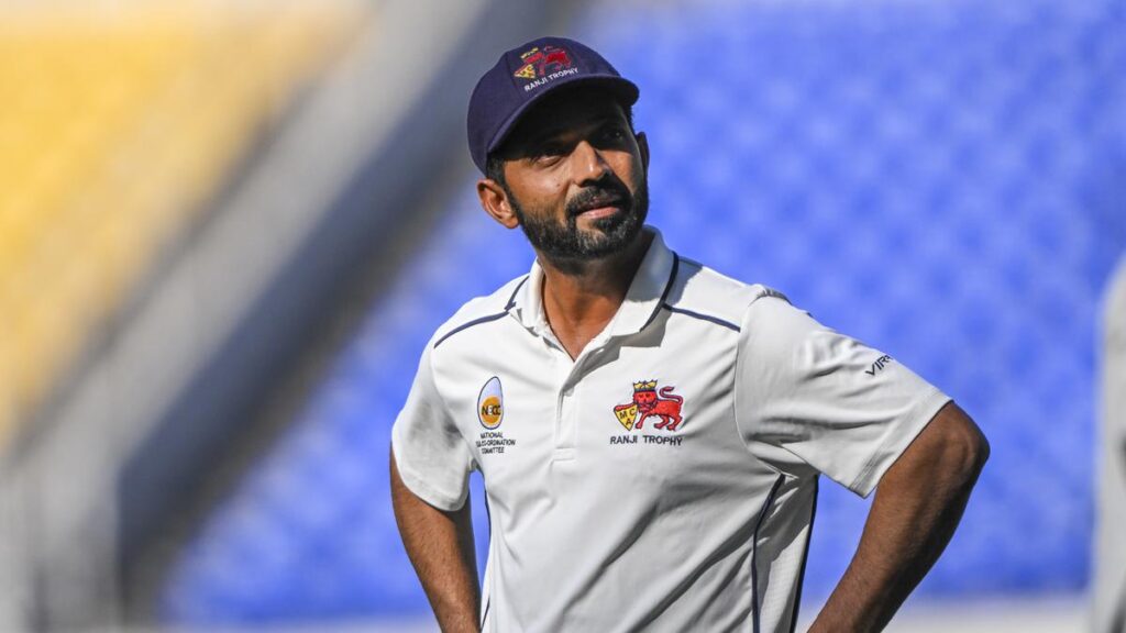 Rahane steps down as Mumbai captain ahead of Ranji season