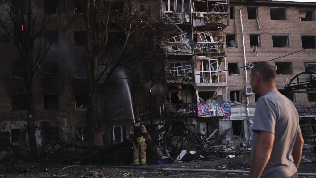 Russia strikes across Ukraine as peace prospects flounder