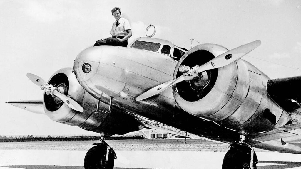 The first woman to fly solo, non-stop across the U.S.
