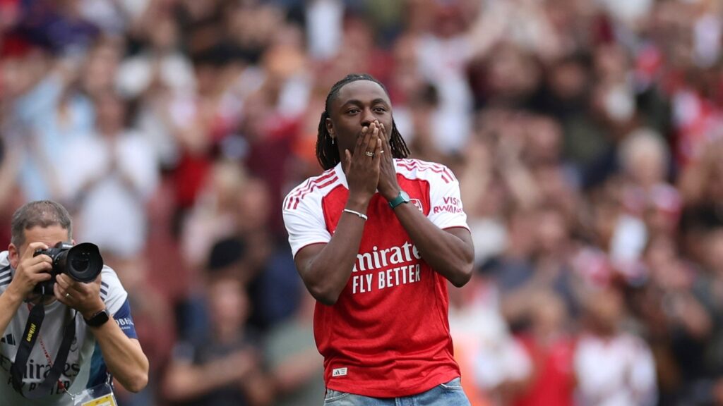 Eze, who was in the Arsenal academy growing up, is a long-time fan of the Gunners and idolised Thierry Henry growing up. (AP Photo)