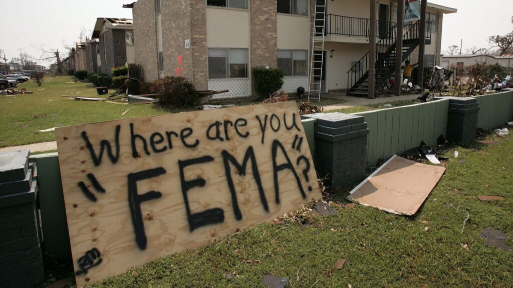 Trump administration rolls back some post-Katrina changes at FEMA : NPR