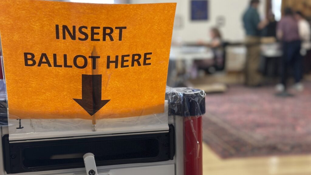 Trump’s DHS ties election security grants to voting policy : NPR