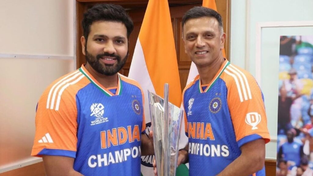 Rohit Sharma retired from T20Is and Rahul Dravid stepped down as India head coach after they won the 2024 T20 World Cup. (File Photo)