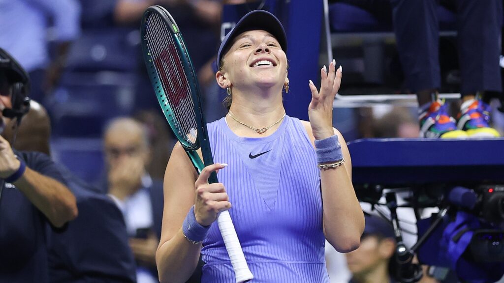 Amanda Anisimova beats Naomi Osaka in U.S. Open semifinals : NPR