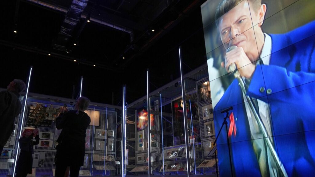 David Bowie fans can explore his legacy at close quarters at an unusual new archive in London : NPR