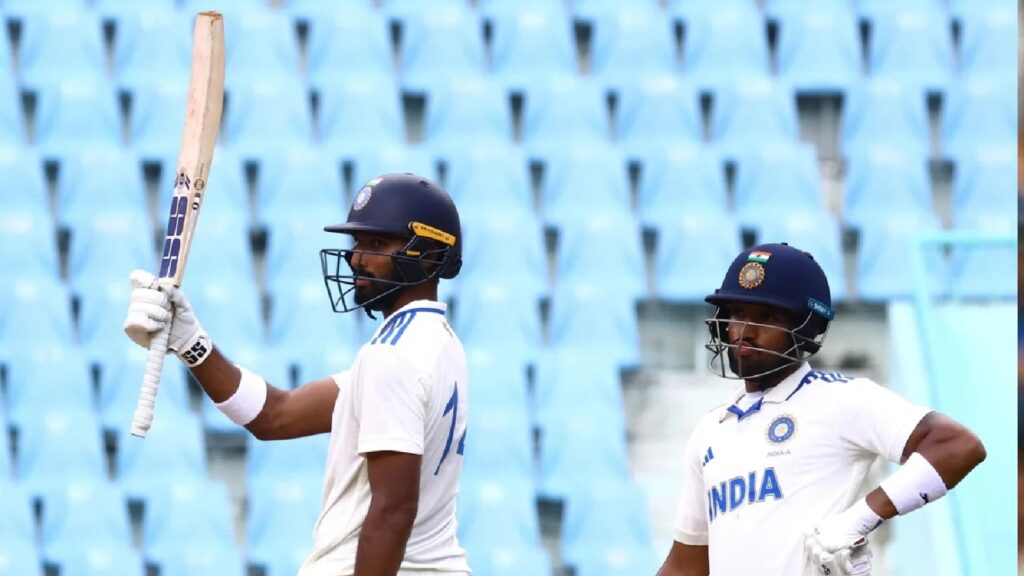 Devdutt Padikkal followed Dhruv Jurel with a century against Australia A in Lucknow. (UPCA)