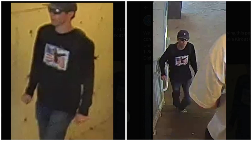FBI releases picture of 'person of interest' in Charlie Kirk assassination