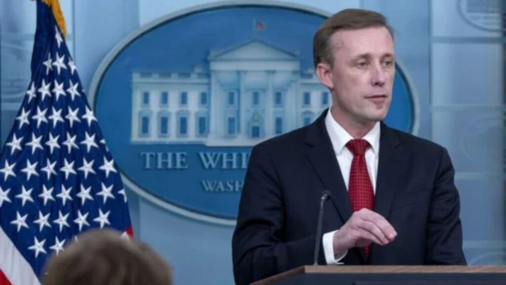 Former US National Security Advisor (NSA) Jake Sullivan