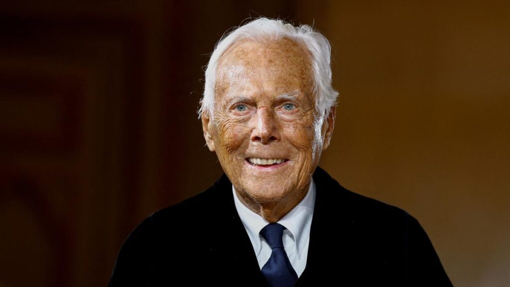 Giorgio Armani, Italian fashion designer, passes away