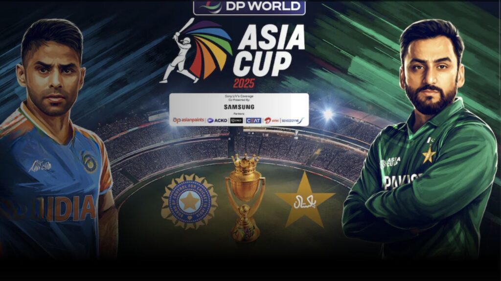 Asia Cup 2025, India vs Pakistan (IND vs PAK) Live Cricket Score Streaming Online.