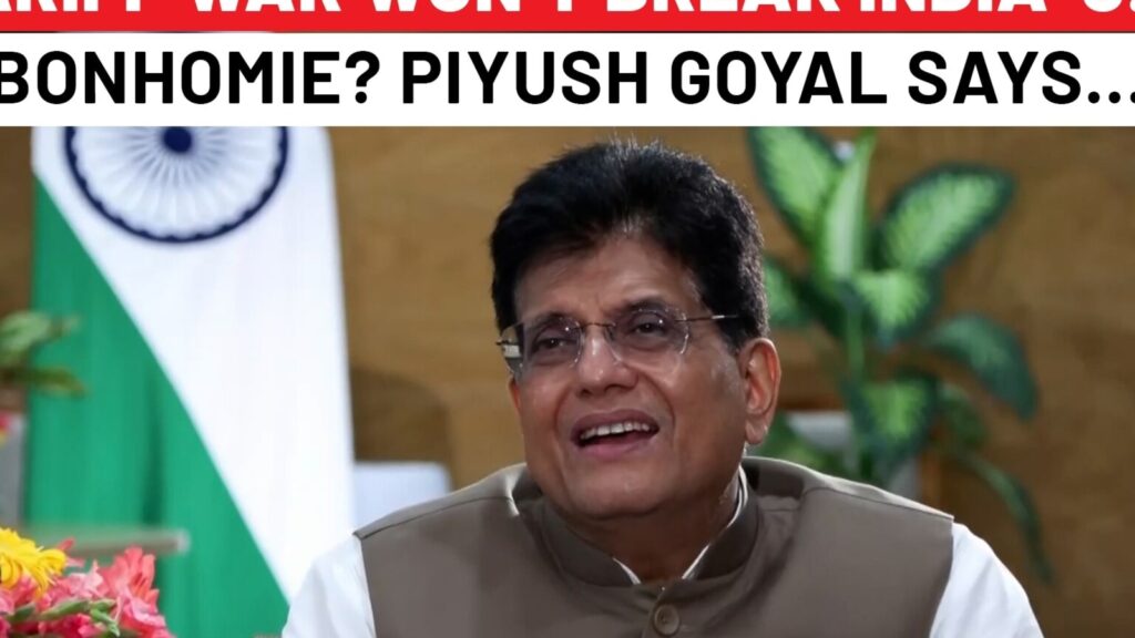 India-US ties strong enough to weather tariff war? Piyush Goyal sets the record straight on cam