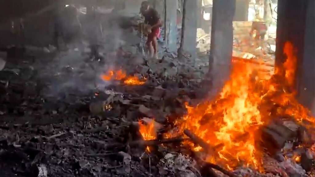 Israel bombs UNRWA-run school and makeshift shelter in Gaza City | Israel attacks Lebanon