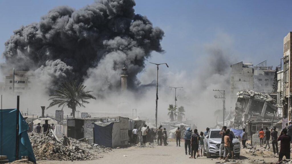 Israel strikes Gaza City high-rise building while ramping up offensive to take over the area