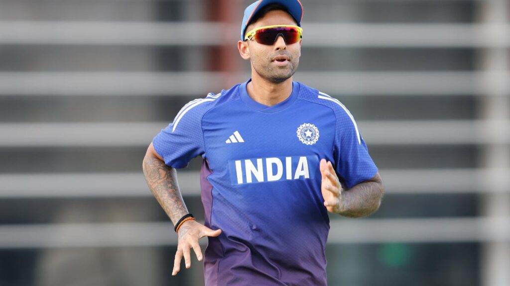 Jitesh, Dube sweat it out at India nets