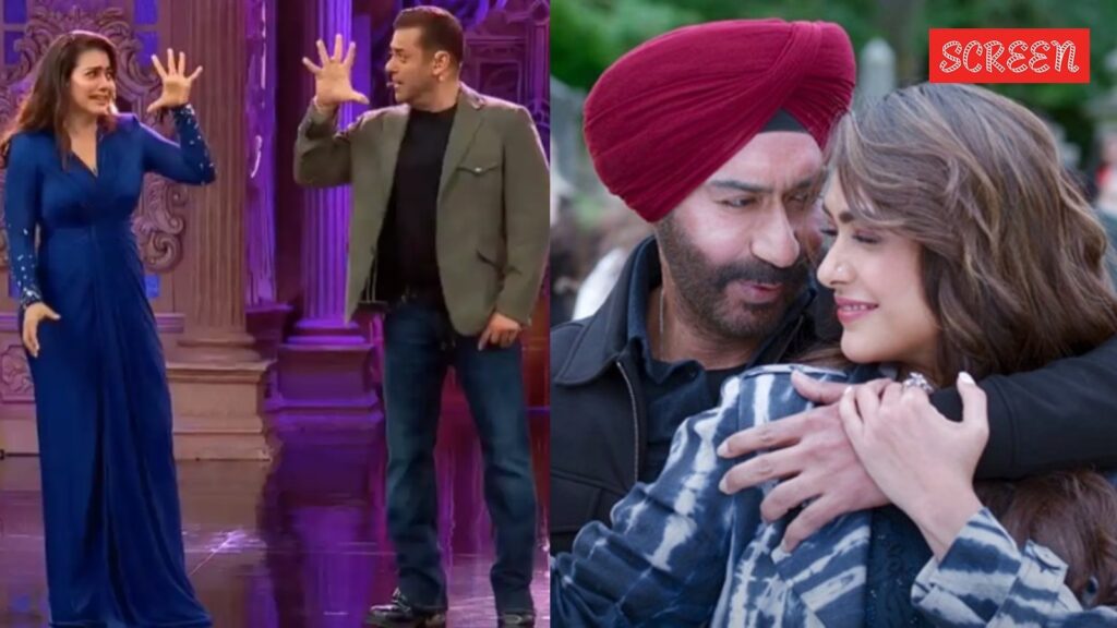 Kajol pokes fun at husband Ajay Devgn’s viral ‘Pehla Tu Duja Tu’ hook step; Salman Khan says he Ajay, Sanjay Dutt, Sunny Deol ‘are great dancers’: ‘Can’t compete with Hrithik Roshan’ | Bollywood News Kajol pokes fun at husband Ajay Devgn's viral 'Pehla Tu Duja Tu' hoosktep