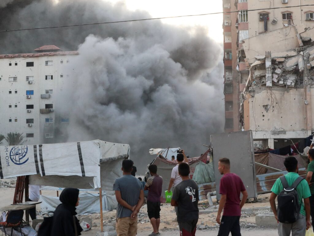 Live: Israeli attacks continue across Gaza City, at least 15 killed
